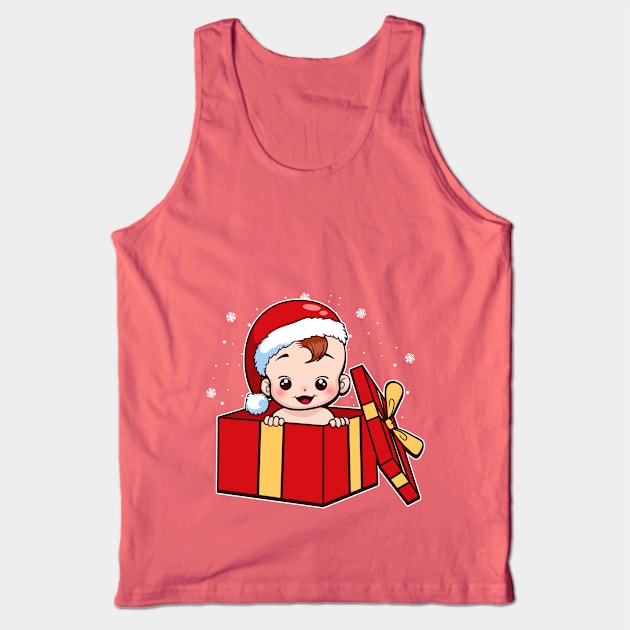 Santa Baby For Expecting Mothers Tank Top by SiGo